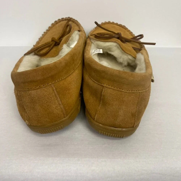 NWOT 100% Merino Wool Leather Plymouth Moccasins main image 5